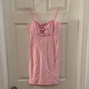 Lilly Pulitzer Pink and White Striped Dress